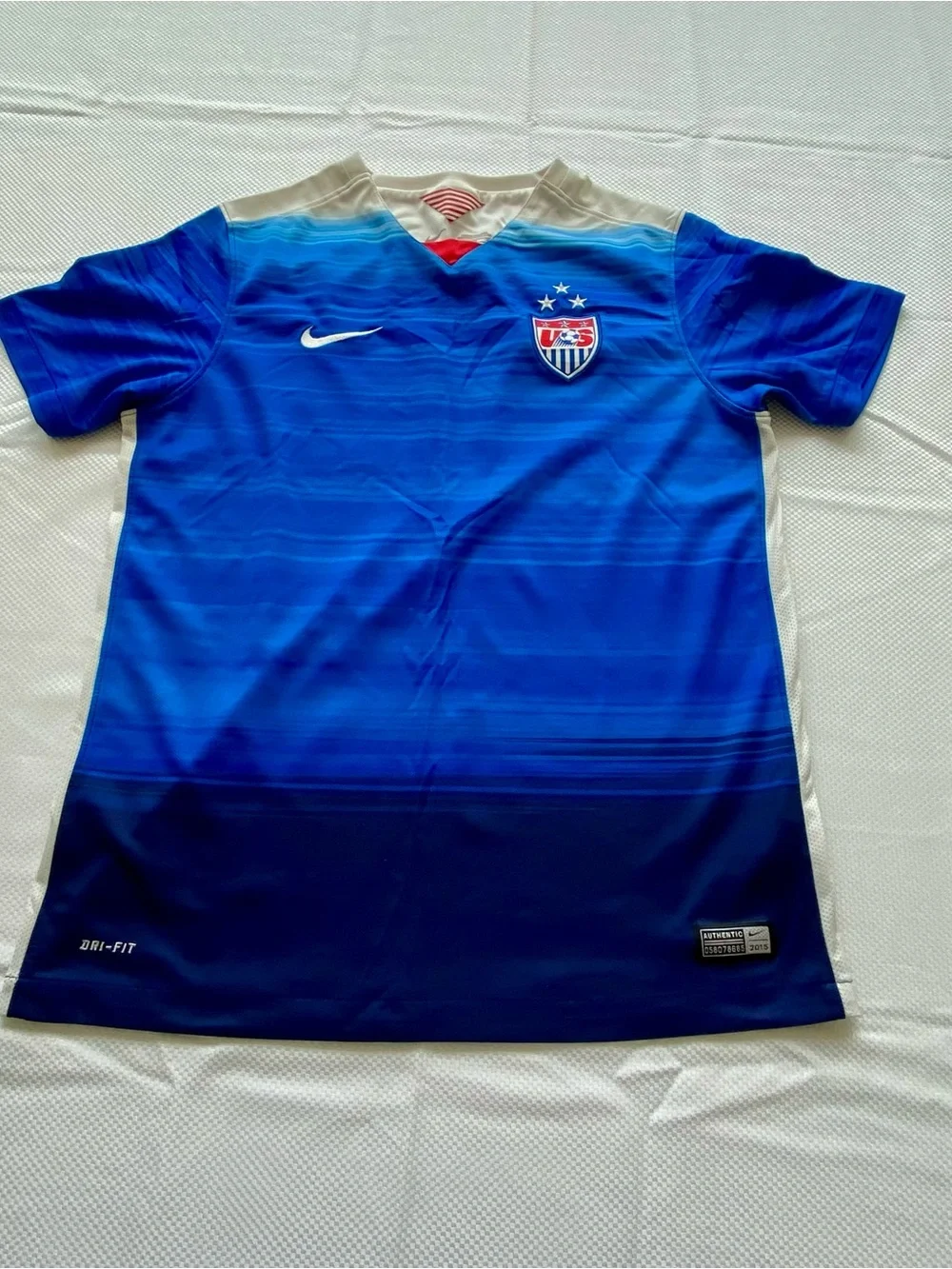 Nike Blue Gradient US Soccer Jersey 2015